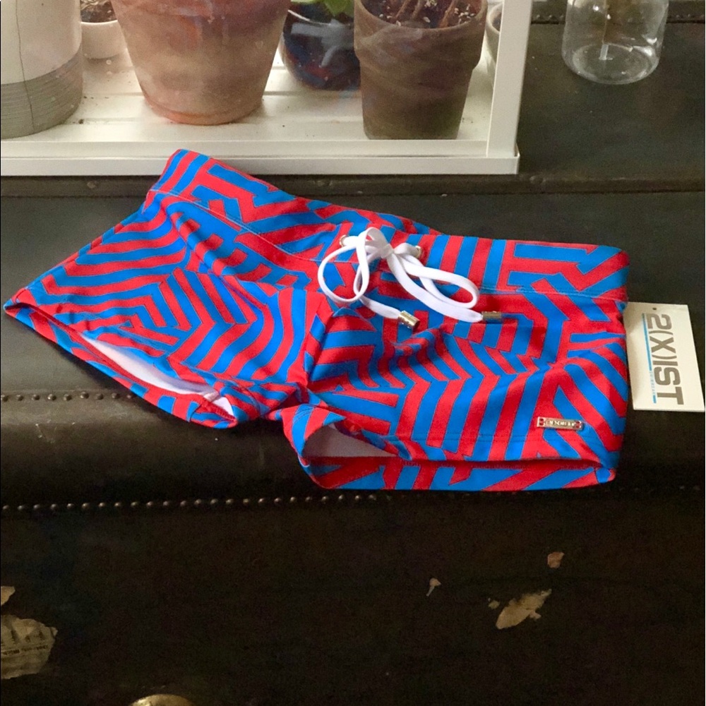 2(X)IST Men’s Geometric Print Swim Trunk Size S